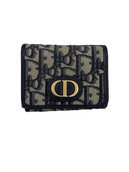 Dior 30 Montaigne Compact Wallet "Blue"