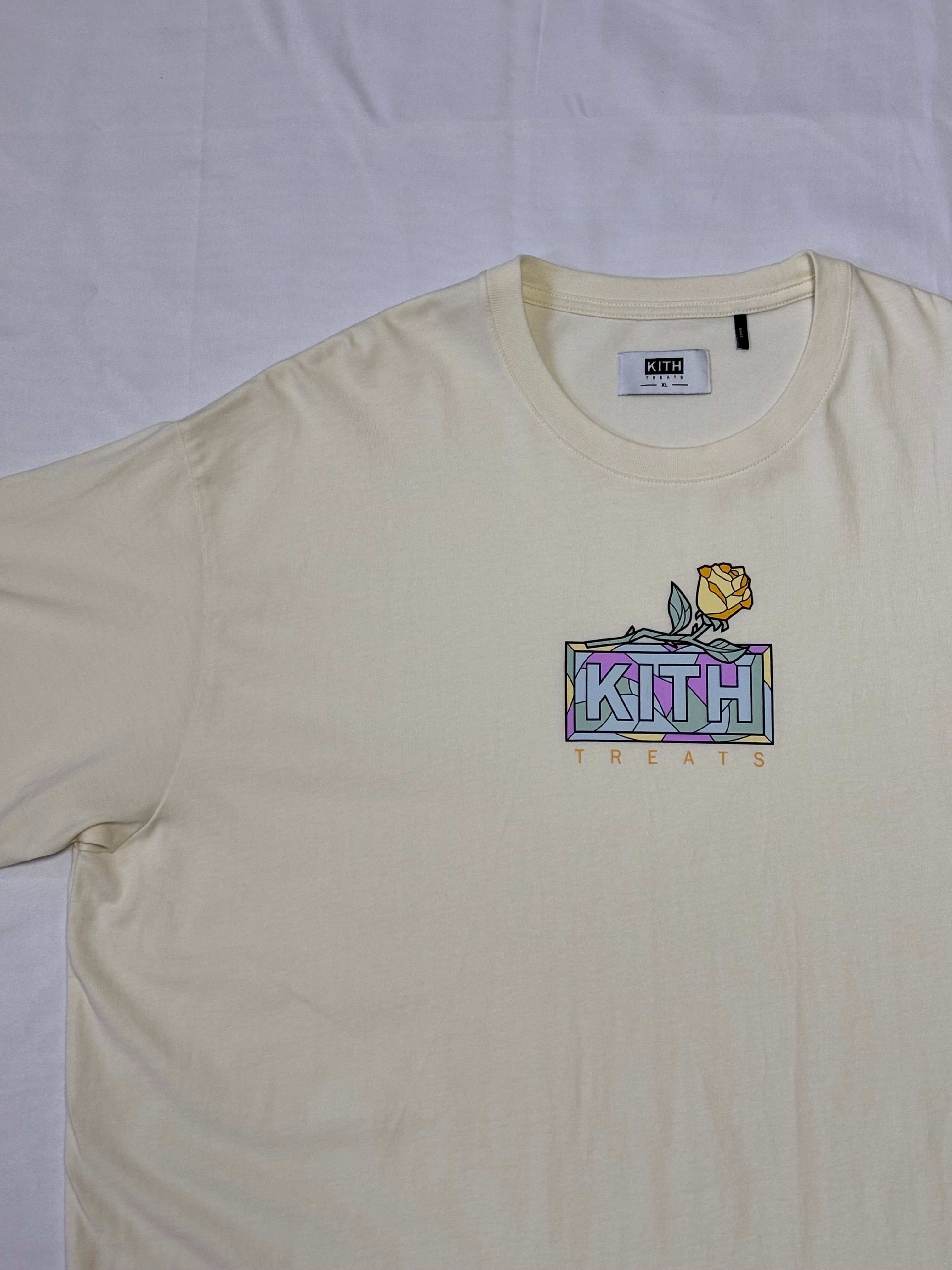 Kith Treats Mosaic Rose Tee "Off White"