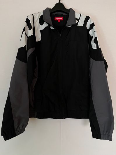 Supreme Shoulder Logo Track Jacket "Black"