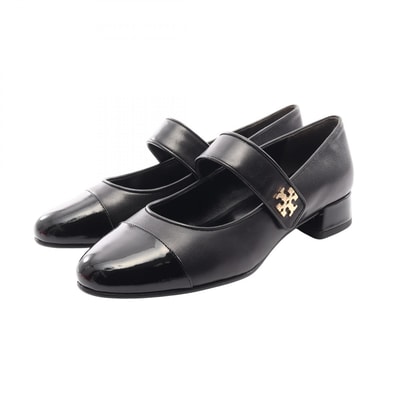 トリーバーチ Tory Burch CAP TOE MARY JANE HEEL BALLET パンプス 靴 レザー レディース ブラック系 1617810047/ 【新品】