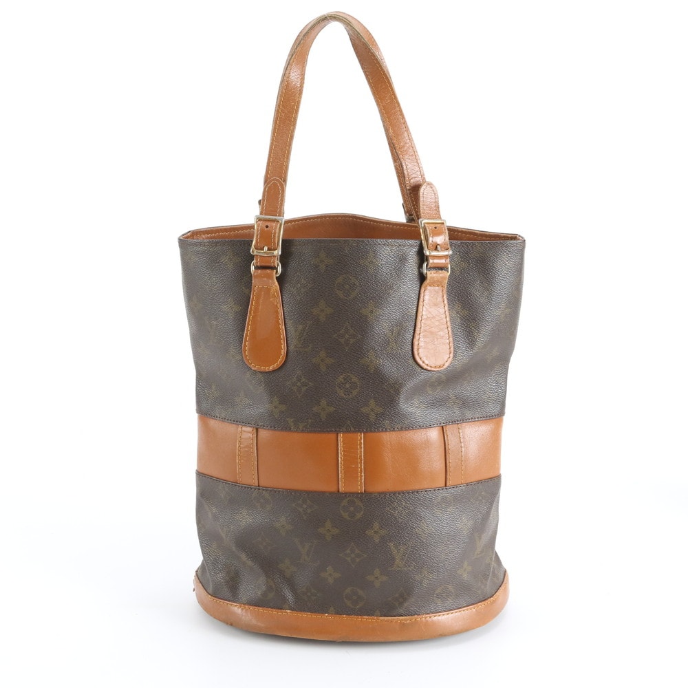 ルイヴィトン モノグラムバケットトート バッグ