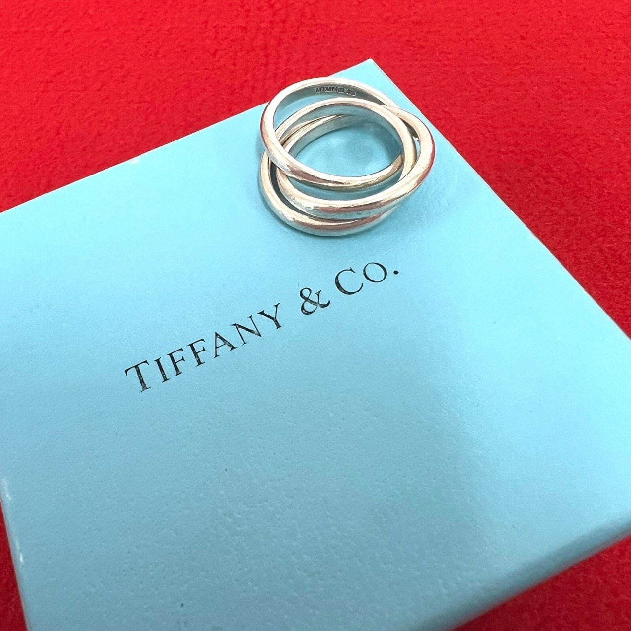 TIFFANY&Co. ティファニー トリニティ リング シルバー925 リング・指輪 11号 シルバー
 23455