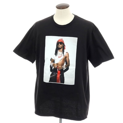 【中古】シュプリーム Supreme 2025年秋冬 Playboi Carti Tee コットン 半袖Tシャツ ブラック【サイズXL】【メンズ】