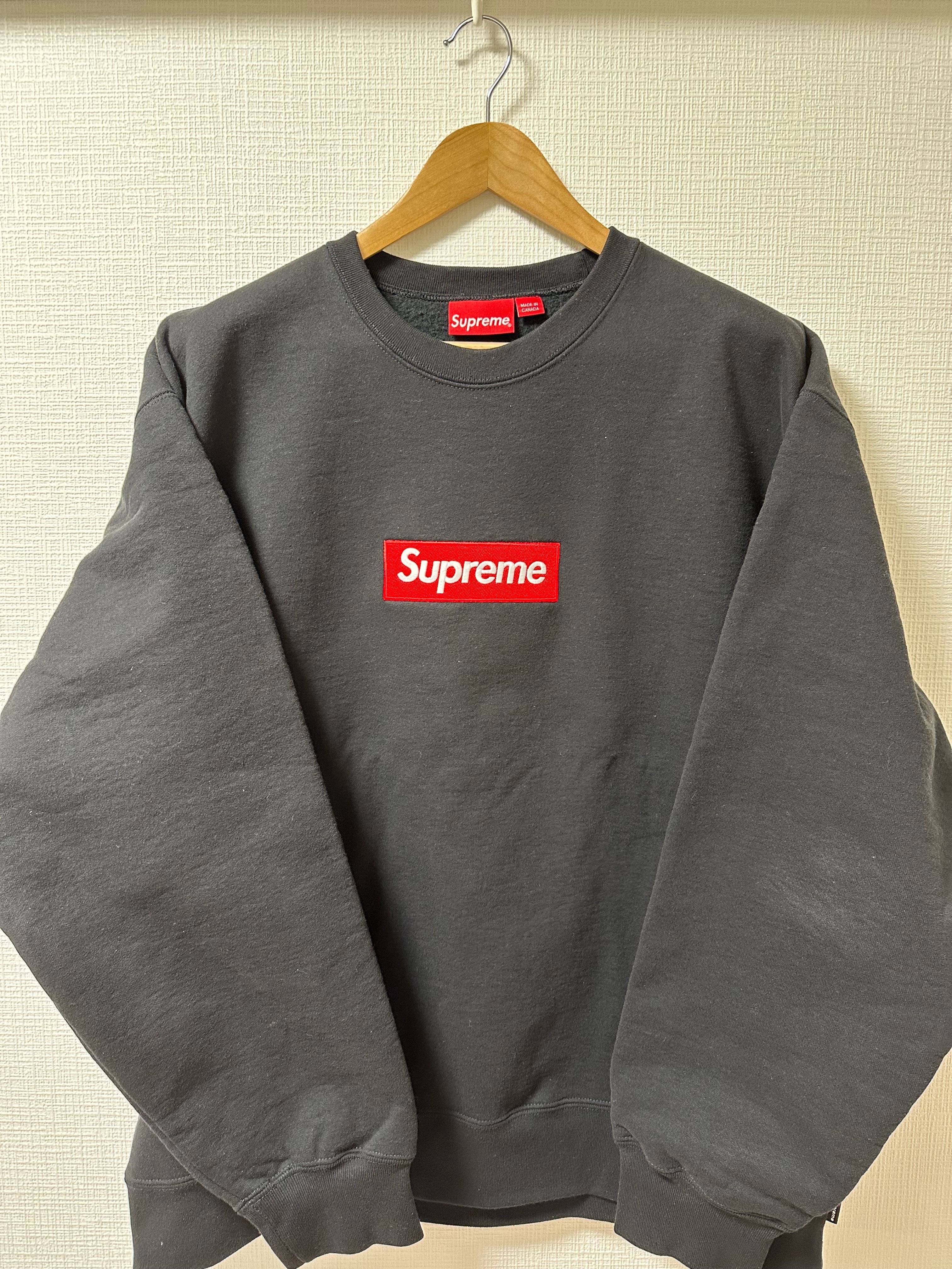 Supreme Box Logo Crewneck "Black" (22FW)