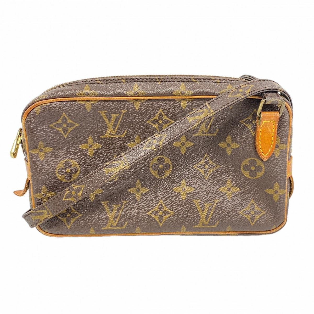 【6dc3405】ルイヴィトン ショルダーバッグ モノグラム ポシェットマルリーバンドリエール M51828 ブラウン【中古】レディース