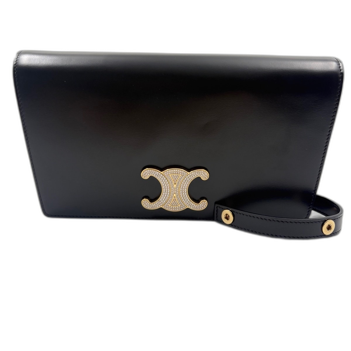セリーヌ CELINE トリオンフ クラッチバッグ【中古】