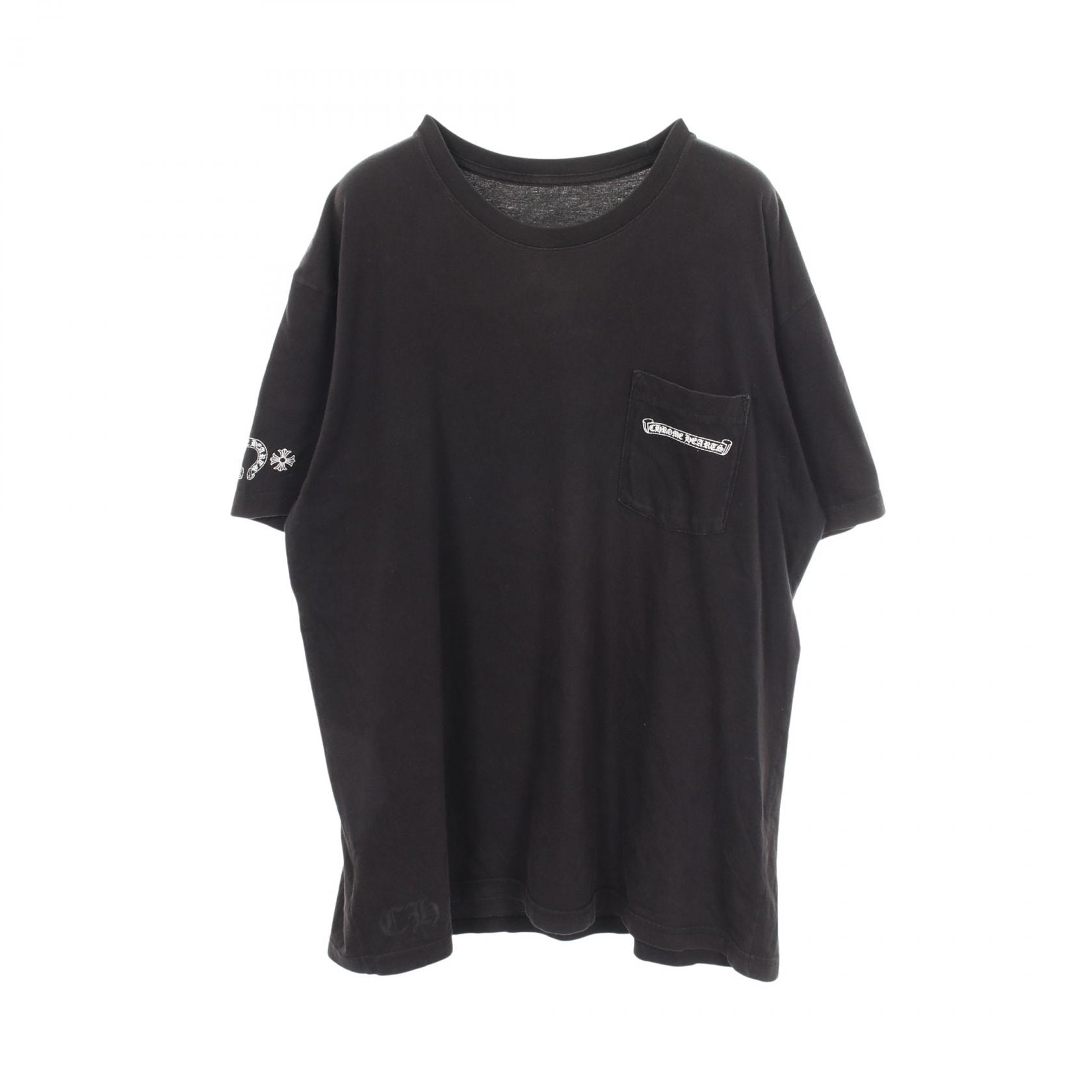 クロムハーツ CHROME HEARTS セメタリークロス 半袖Tシャツ 衣料品 トップス コットン メンズ ブラック系 / マルチカラー 【中古】