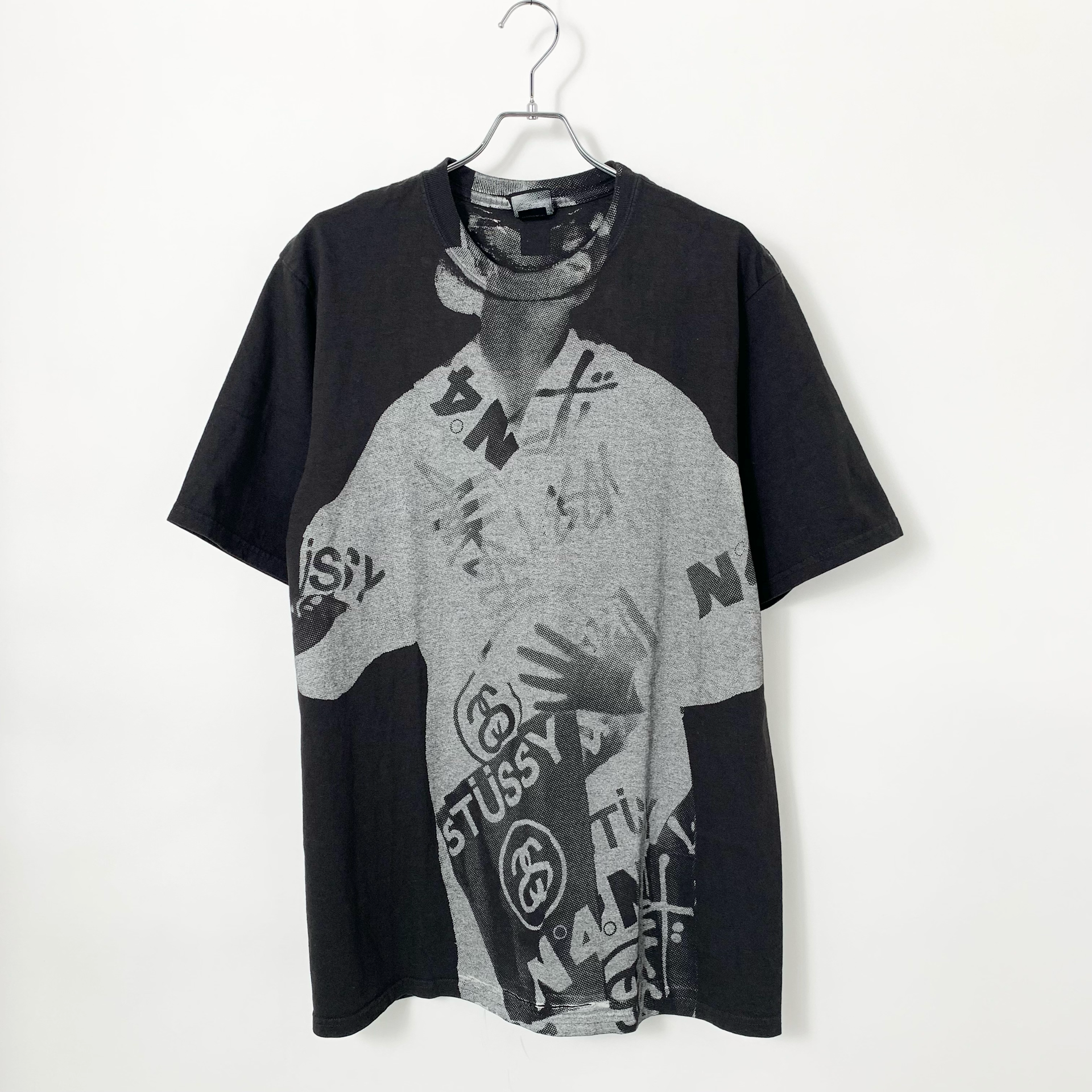 Stussy Paris Tee "Faded Black"