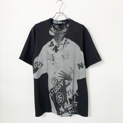 Stussy Paris Tee "Faded Black"