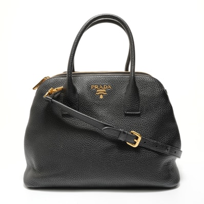 プラダ PRADA ヴィッテロダイノ 2way レザー ハンドバッグ【中古】
