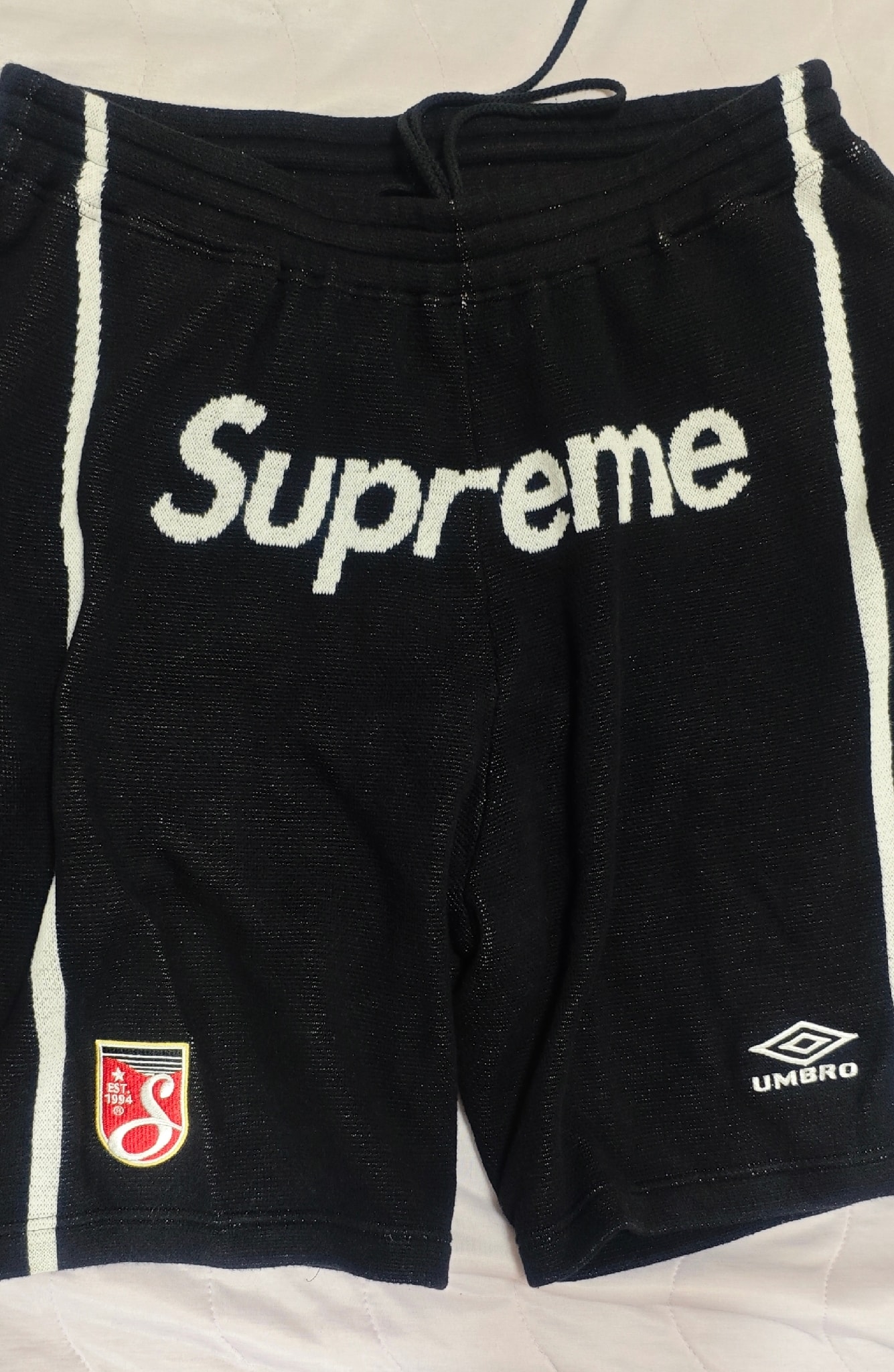 Supreme x Umbro Knit Soccer Short "Black"