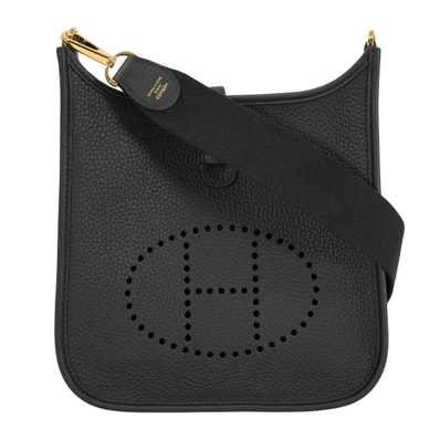 HERMES エルメス ショルダーバッグ エヴリン(エブリン) 23 黒 (ブラック) トリヨンクレマンス ゴールド金具 G刻印 新品