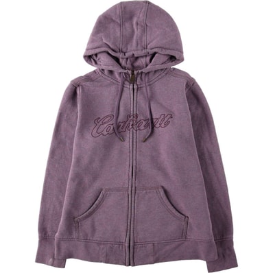 古着 カーハート Carhartt スウェットフルジップパーカー レディースM相当/eaa672605