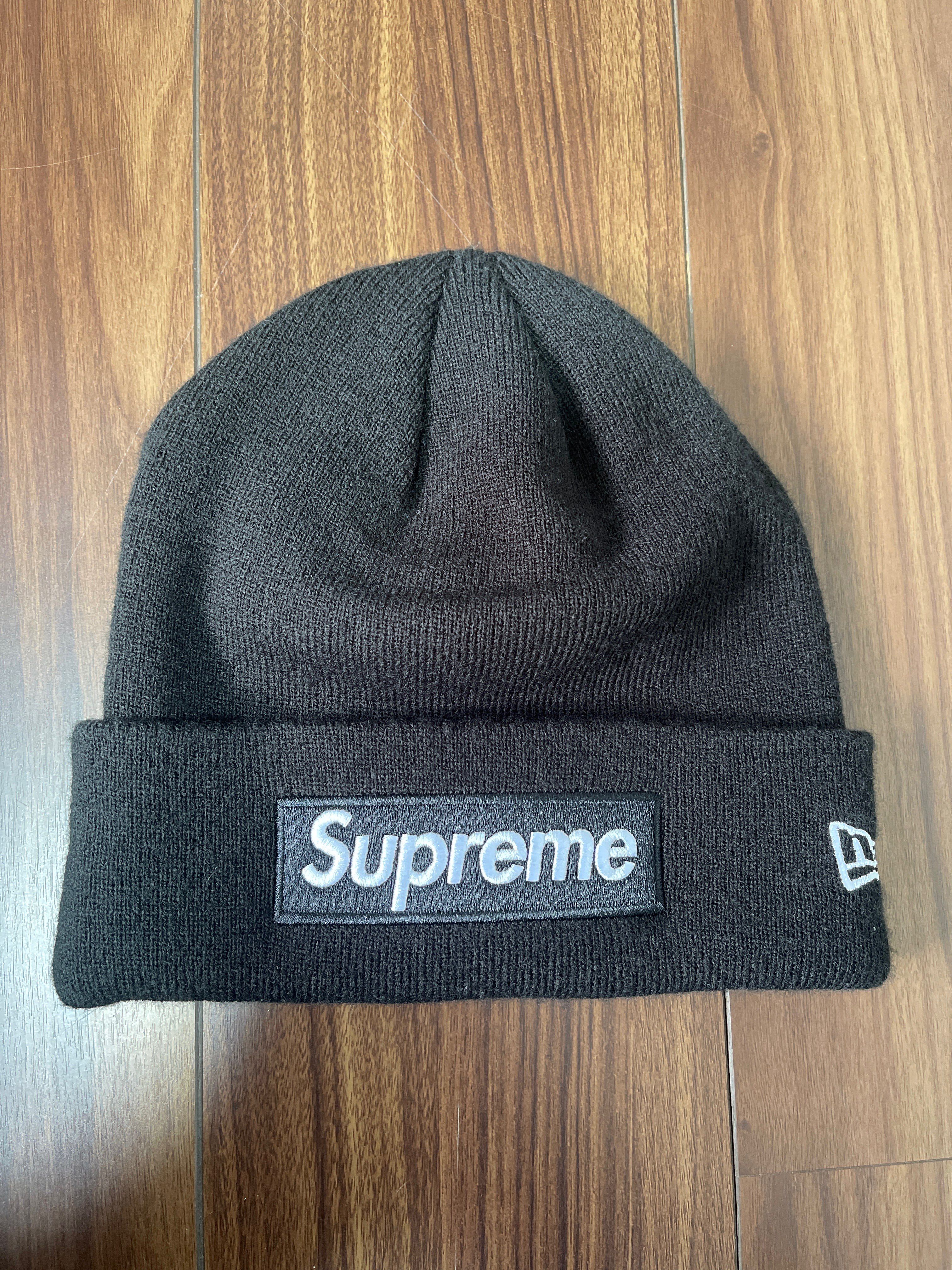 Supreme New Era® Box Logo Beanie "Black" (21FW)