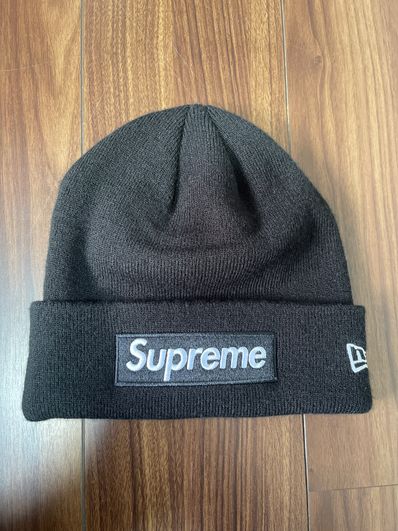 Supreme New Era® Box Logo Beanie "Black" (21FW)