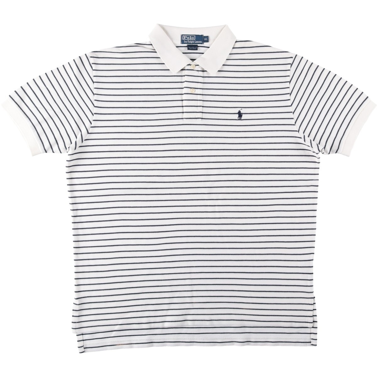 古着 ラルフローレン Ralph Lauren POLO by Ralph Lauren 半袖 ボーダー ポロシャツ メンズXL相当/eaa644660