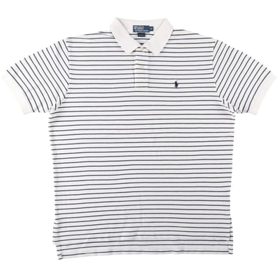 古着 ラルフローレン Ralph Lauren POLO by Ralph Lauren 半袖 ボーダー ポロシャツ メンズXL相当/eaa644660