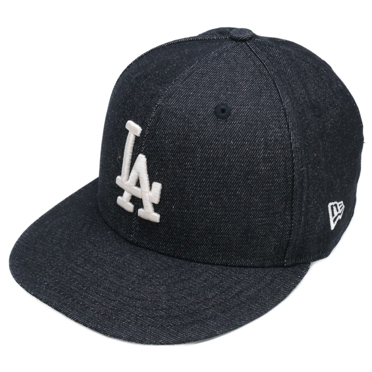 ニューエラ 【新品同様】xLos Angeles Dodgers デニムキャップ/ 7 1/8
