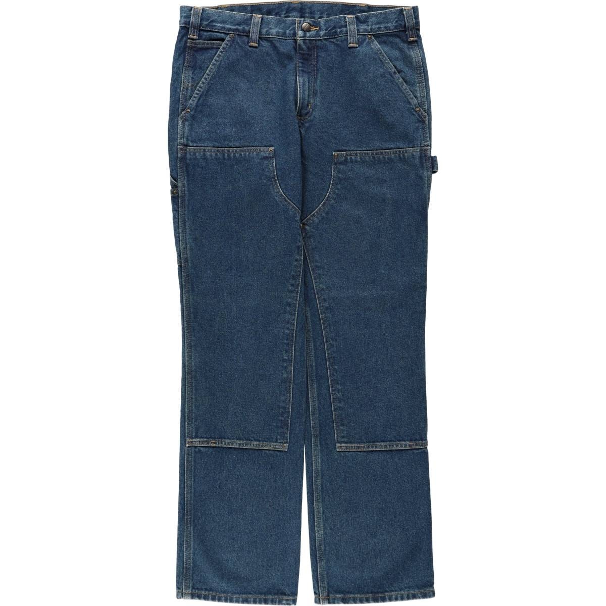 古着 カーハート Carhartt RELAXED FIT ダブルニー デニムペインターパンツ メンズw36相当/eaa666896