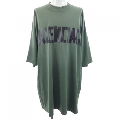 BALENCIAGA New Tape Type Medium Fit T-Shirt "Dark Green"