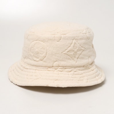 2022年製■LOUIS VUITTON ルイ・ヴィトン ハット シャポーLV バケーション モノグラム リバーシブル フランス製 ブランド古着【中古】20250411/RA4011