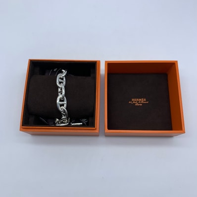 Hermes Chaine D'ancre TGM Bracelet "Silver"