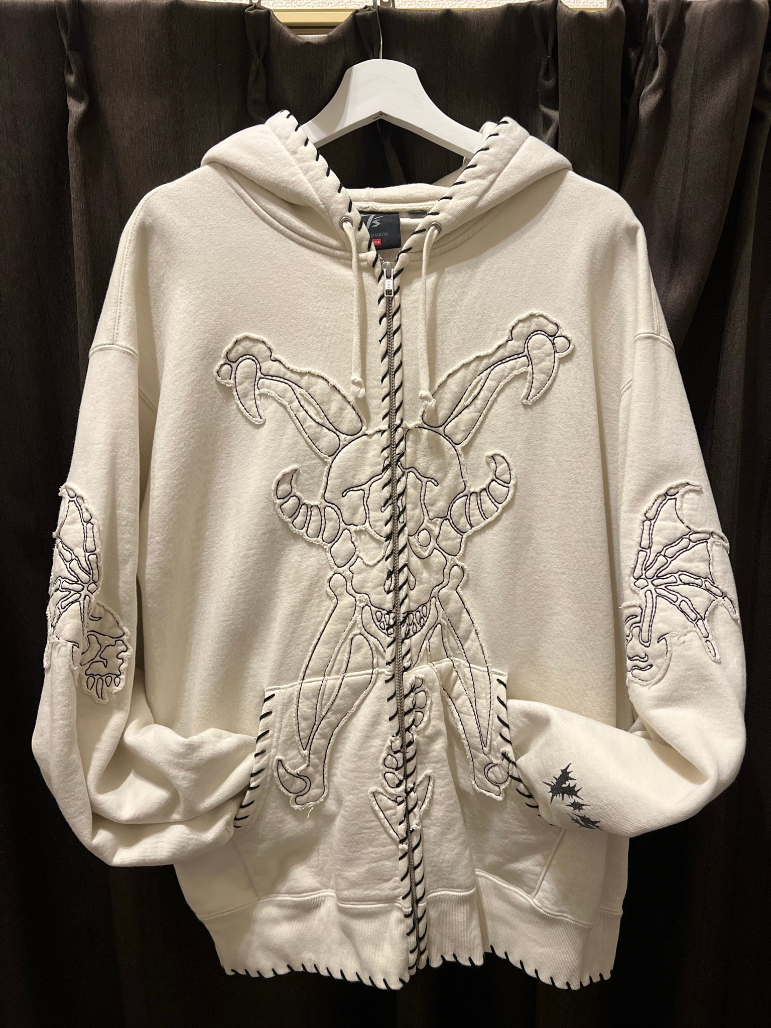 Supreme x Y's by Yohji Yamamoto Zip Up Hooded Sweatshirt "White"
