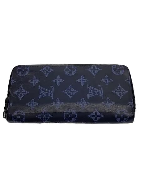 Louis Vuitton Zippy Wallet Vertical Monogram Shadow "Navy Blue"