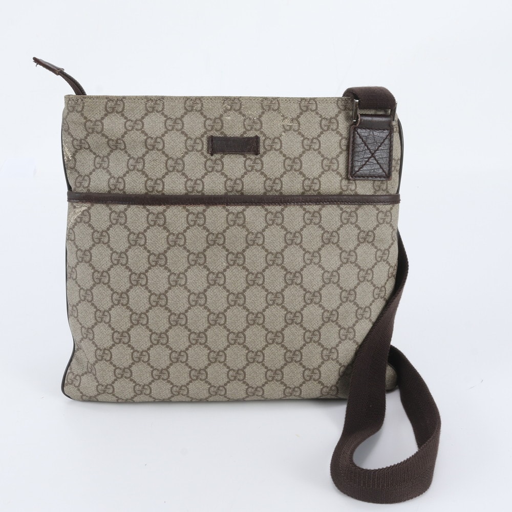 ■美品 グッチ GGスプリーム 141626 ショルダーバッグ