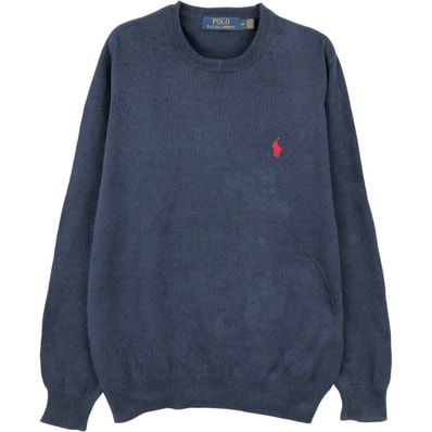 古着 ラルフローレン Ralph Lauren POLO RALPH LAUREN コットンニットセーター メンズS相当/eaa670131