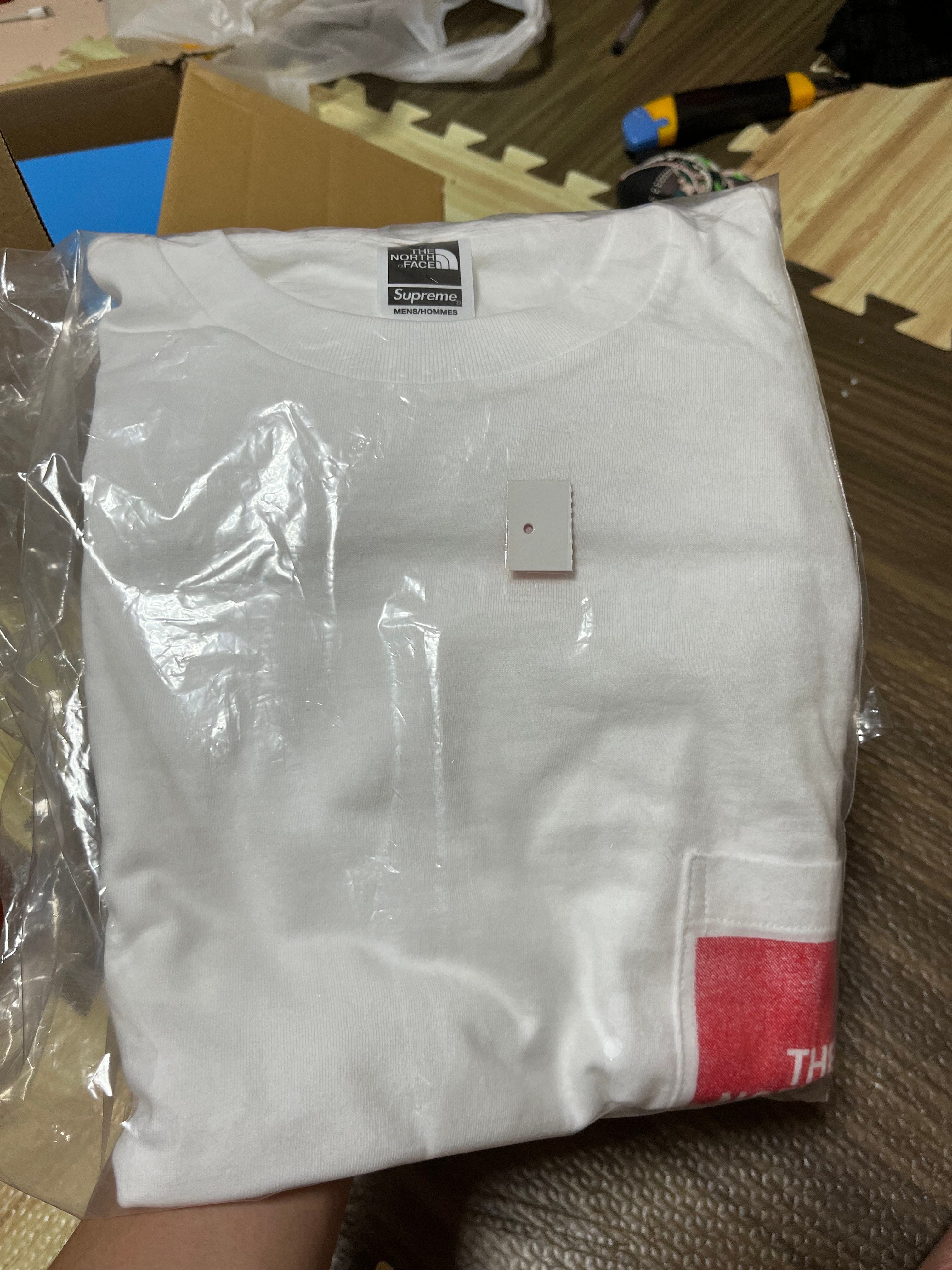Supreme x The North Face Printed Pocket Tee "White"