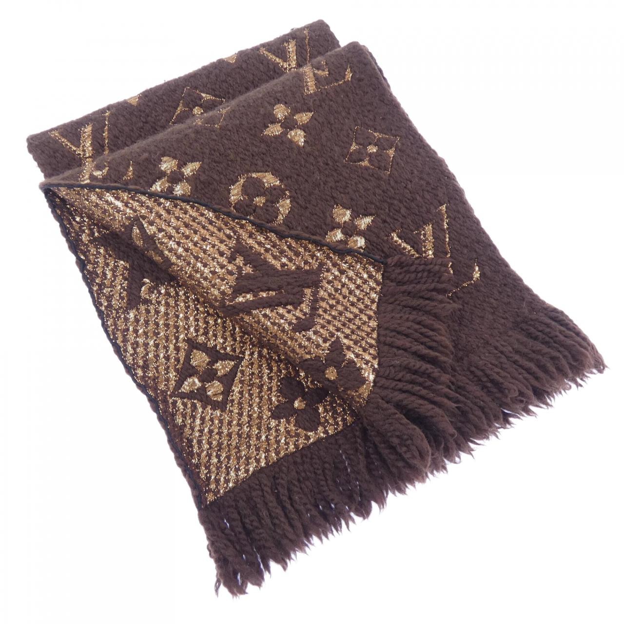 ルイヴィトン LOUIS VUITTON エシャルプ ロゴマニア シャイン M71383 MUFFLER