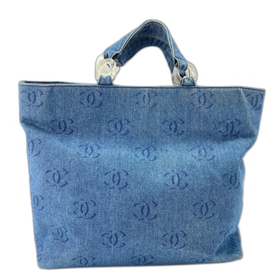 シャネル CHANEL トートバッグ デニム【中古】
