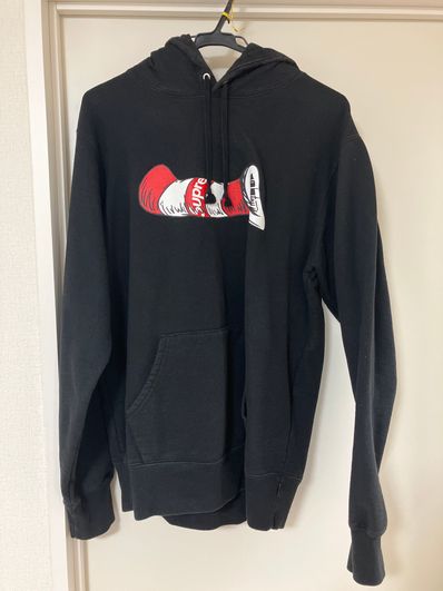 Supreme Cat in the Hat Hooded Sweatshirt "Black"