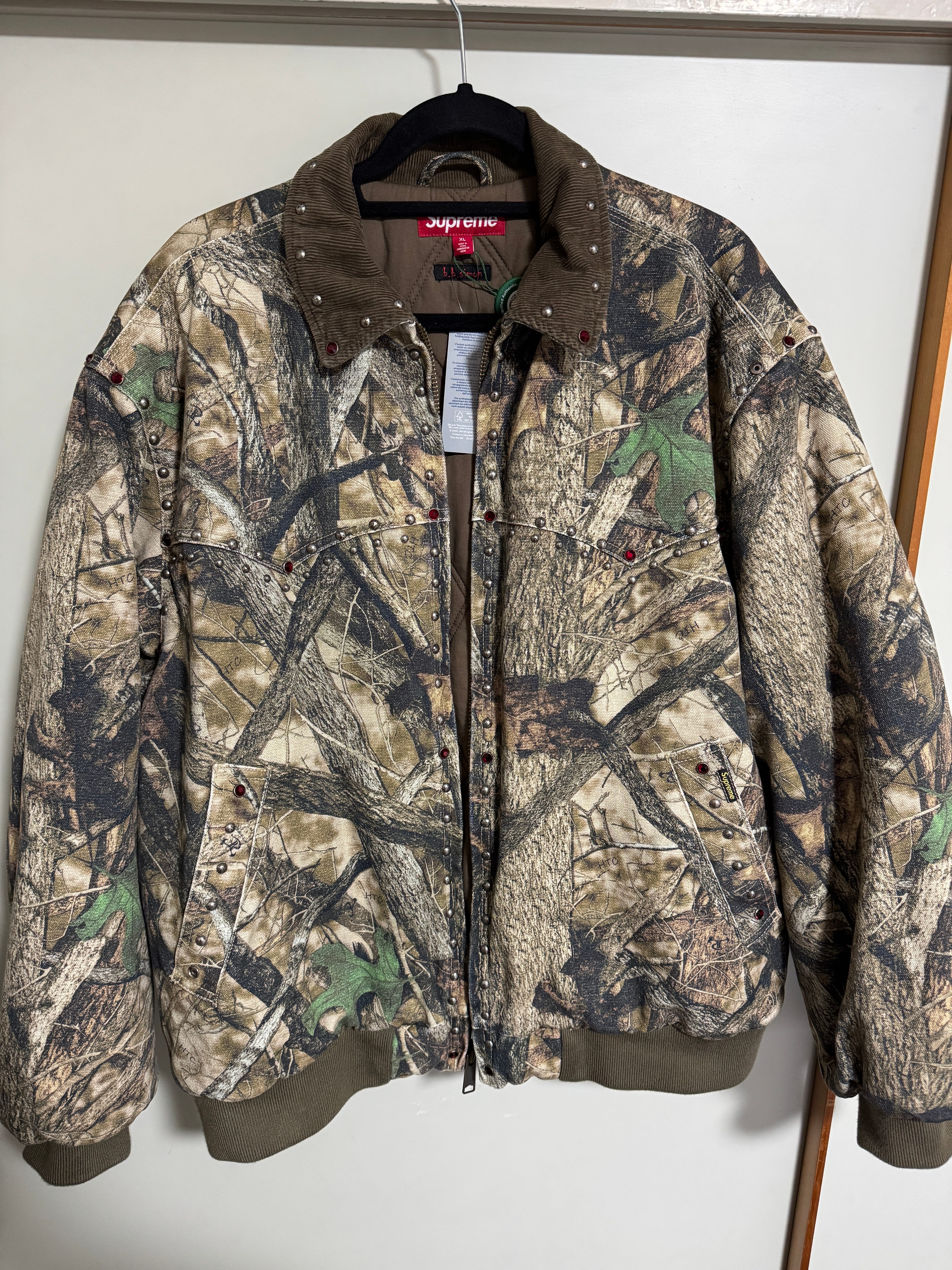 Supreme x B.B. Simon Studded Work Jacket 