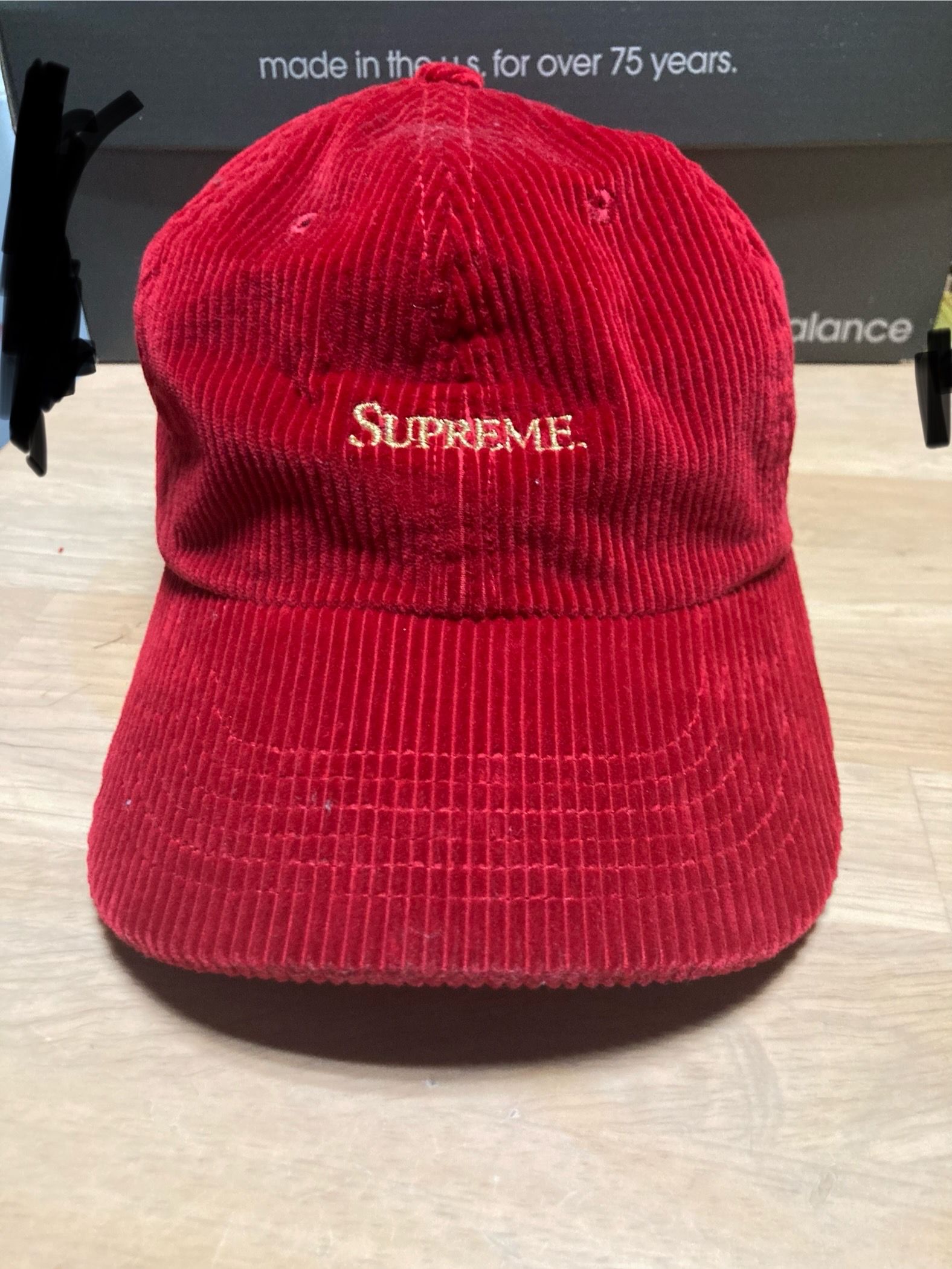 Supreme Corduroy 6-Panel "Red"