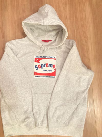 Supreme Shine Hooded Sweatshirt "Grey"
