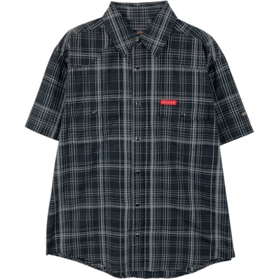 古着 ディッキーズ Dickies チェック柄 半袖 ウエスタンシャツ メンズM相当/eaa655641