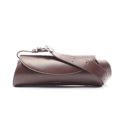 ジルサンダー JIL SANDER CANNOLO カンノーロ スモール ショルダーバッグ バッグ レザー レディース ブラウン系 J07WD0023P5355205 【新品】