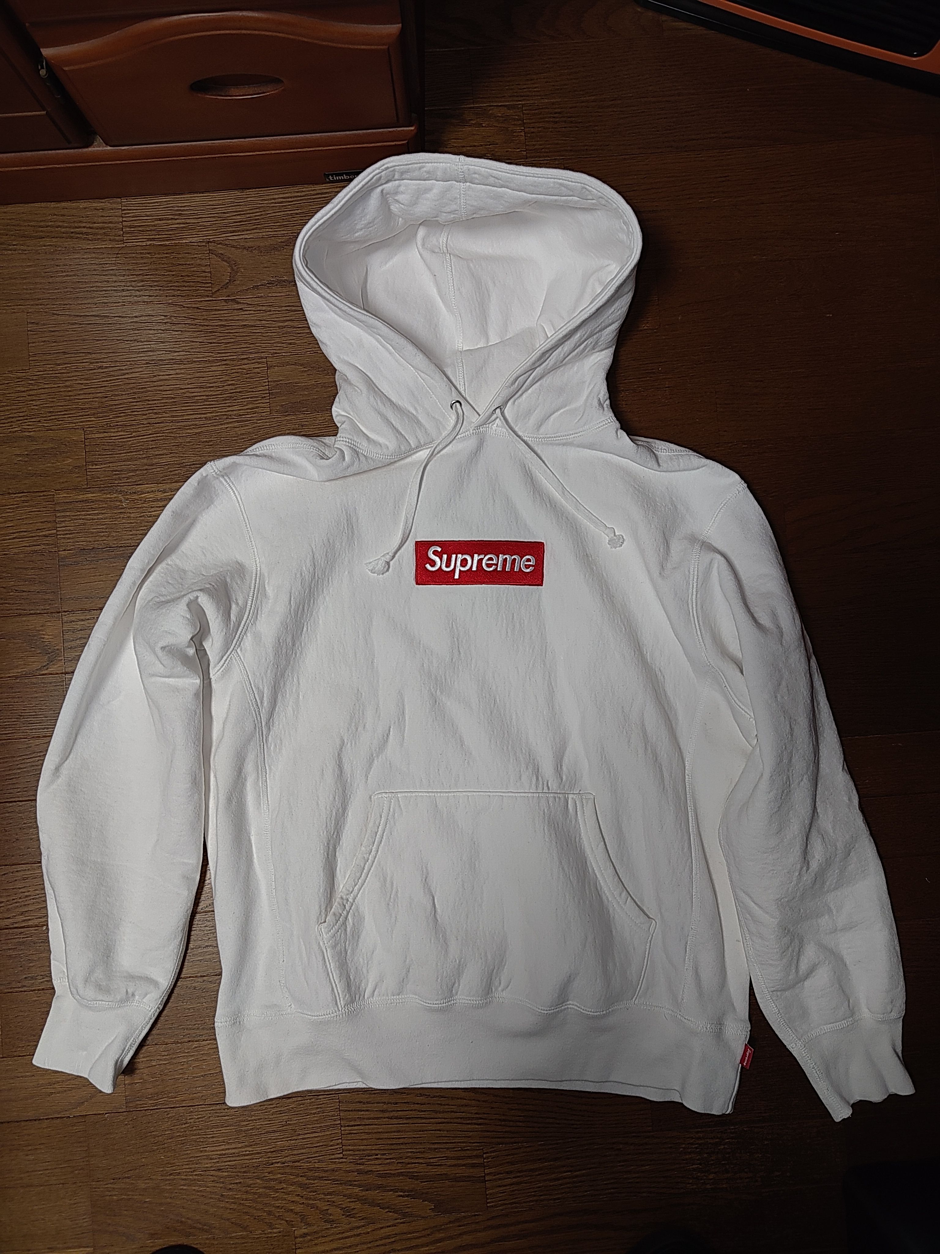 Supreme Box Logo Hooded Sweatshirt "White" (21FW)