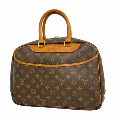 【6dd4844-h】ルイヴィトン ハンドバッグ モノグラム ドーヴィル M47270 ブラウン【中古】レディース