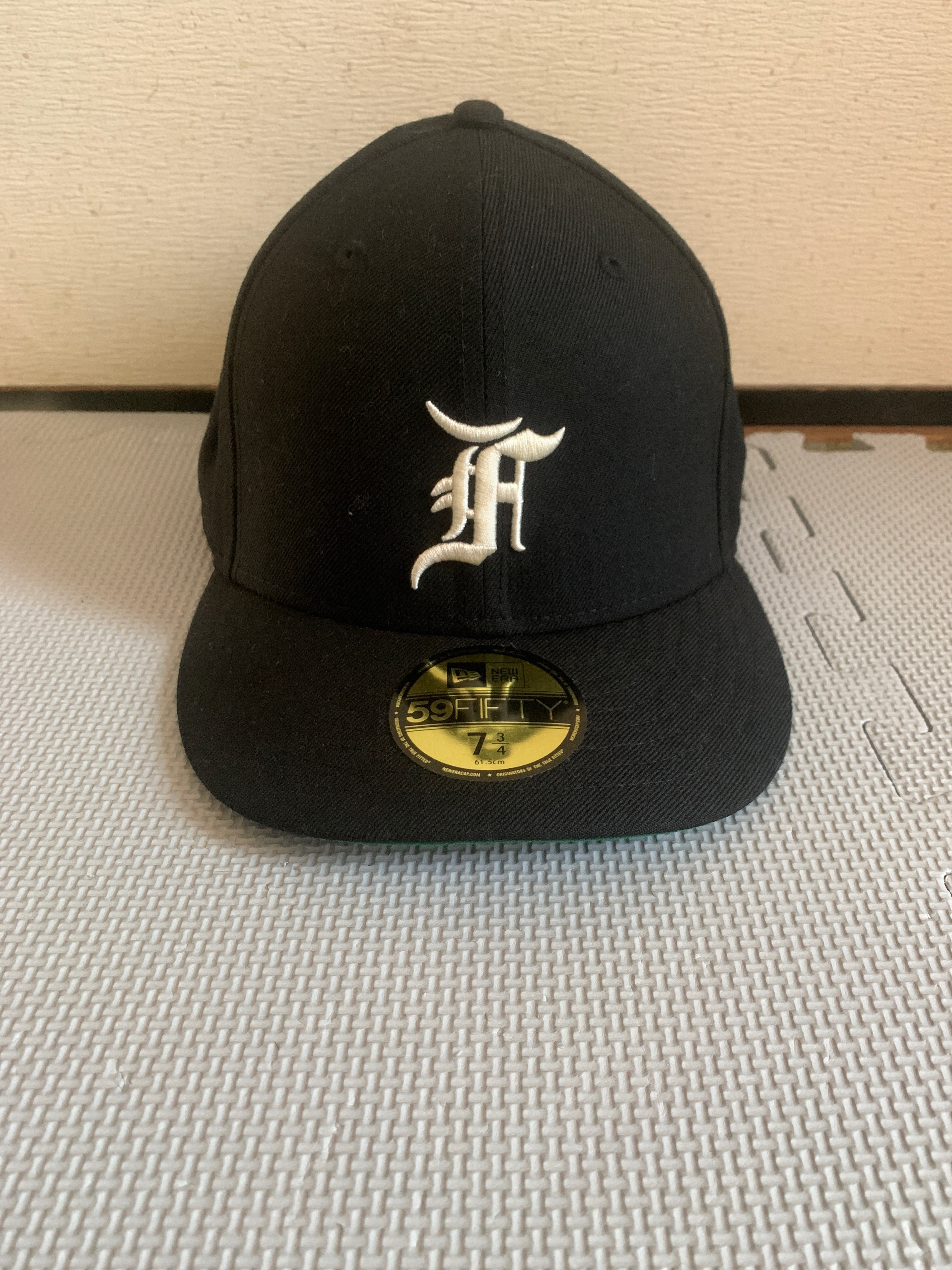 NEW ERA FEAR OF GOD ESSENTIALS 59FIFTY F LOGO Under Visor "Black"