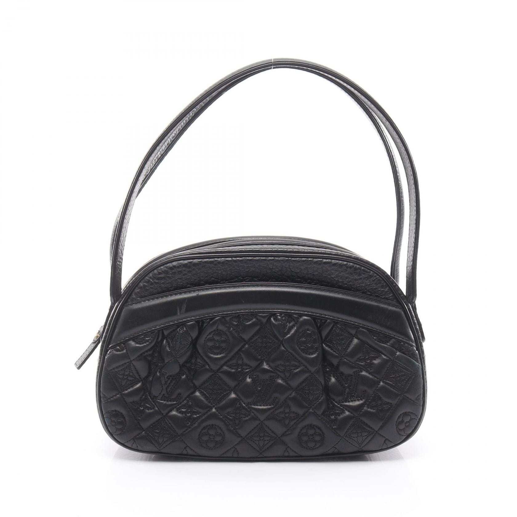 ルイ・ヴィトン LOUIS VUITTON クララ モノグラムヴィエンナ ショルダーバッグ バッグ レザー レディース ブラック系 M95105 【中古】