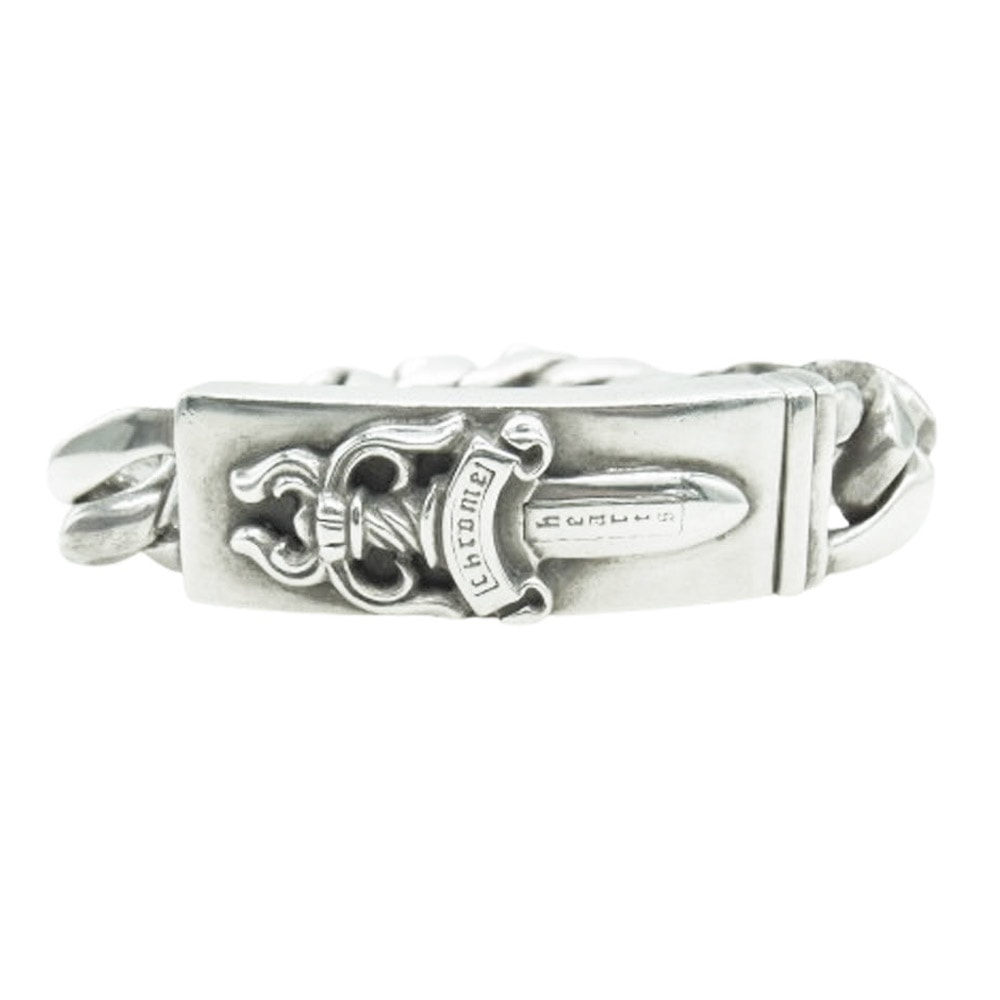 Chrome Hearts ID Dagger Classic Link Bracelet "Silver"