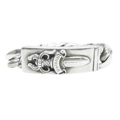 Chrome Hearts ID Dagger Classic Link Bracelet "Silver"