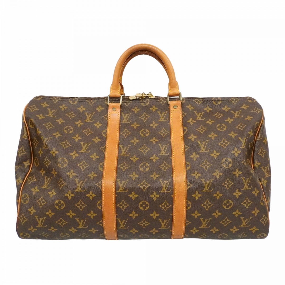 【6dd4425】ルイヴィトン ボストンバッグ モノグラム キーポル50 M41426 ブラウン【中古】メンズ レディース ユニセックス