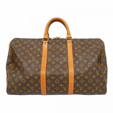 【6dd4425】ルイヴィトン ボストンバッグ モノグラム キーポル50 M41426 ブラウン【中古】メンズ レディース ユニセックス