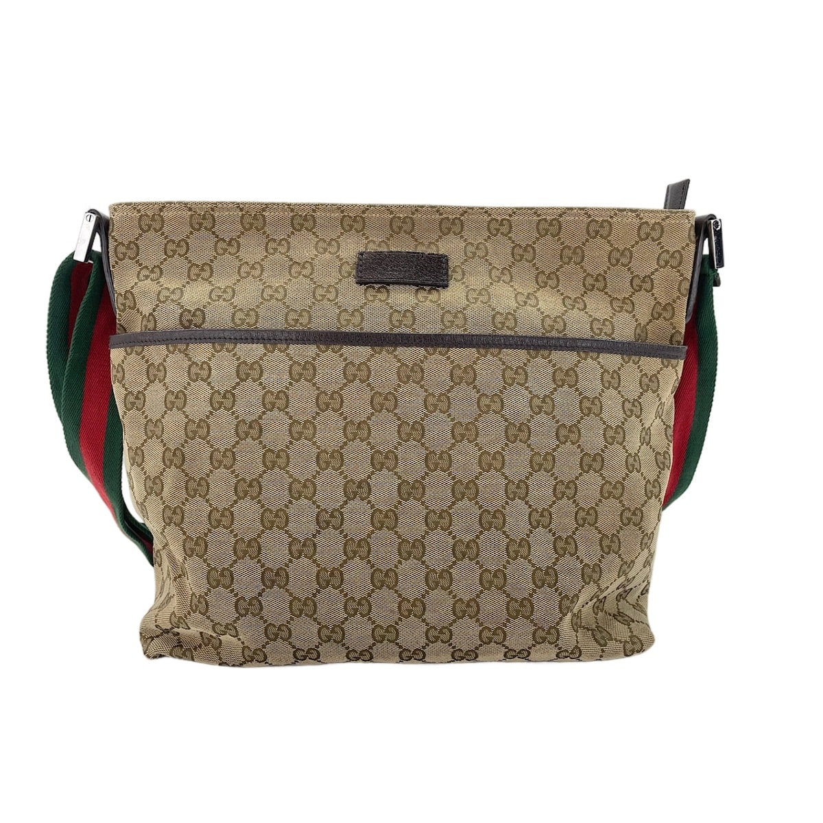 グッチ GUCCI GGキャンバス シェリーライン ショルダーバッグ【中古】