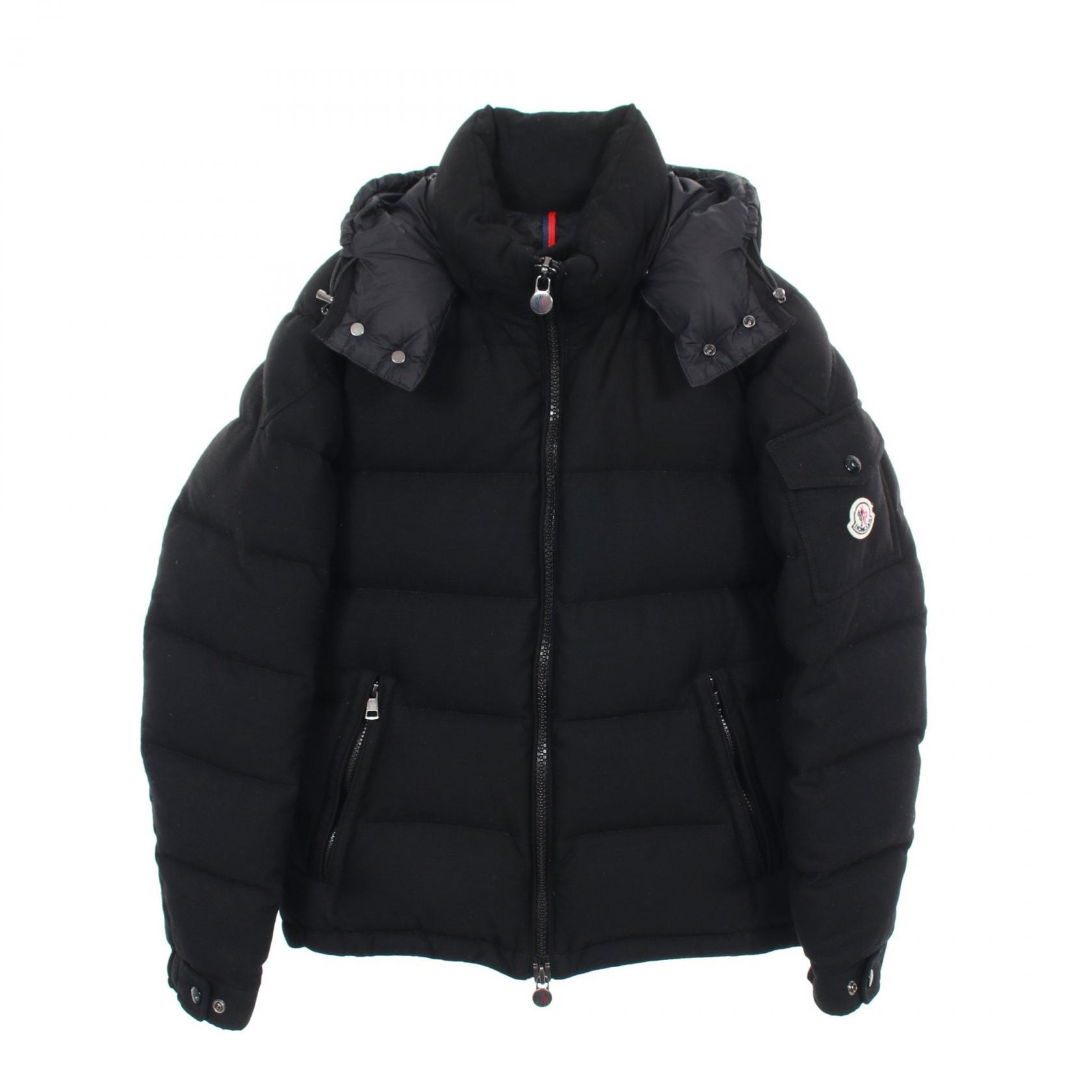 モンクレール MONCLER MONTGENEVRE モンジュネーヴル ダウンジャケット 衣料品 アウター ウール メンズ ブラック系 G20911A53700 【中古】