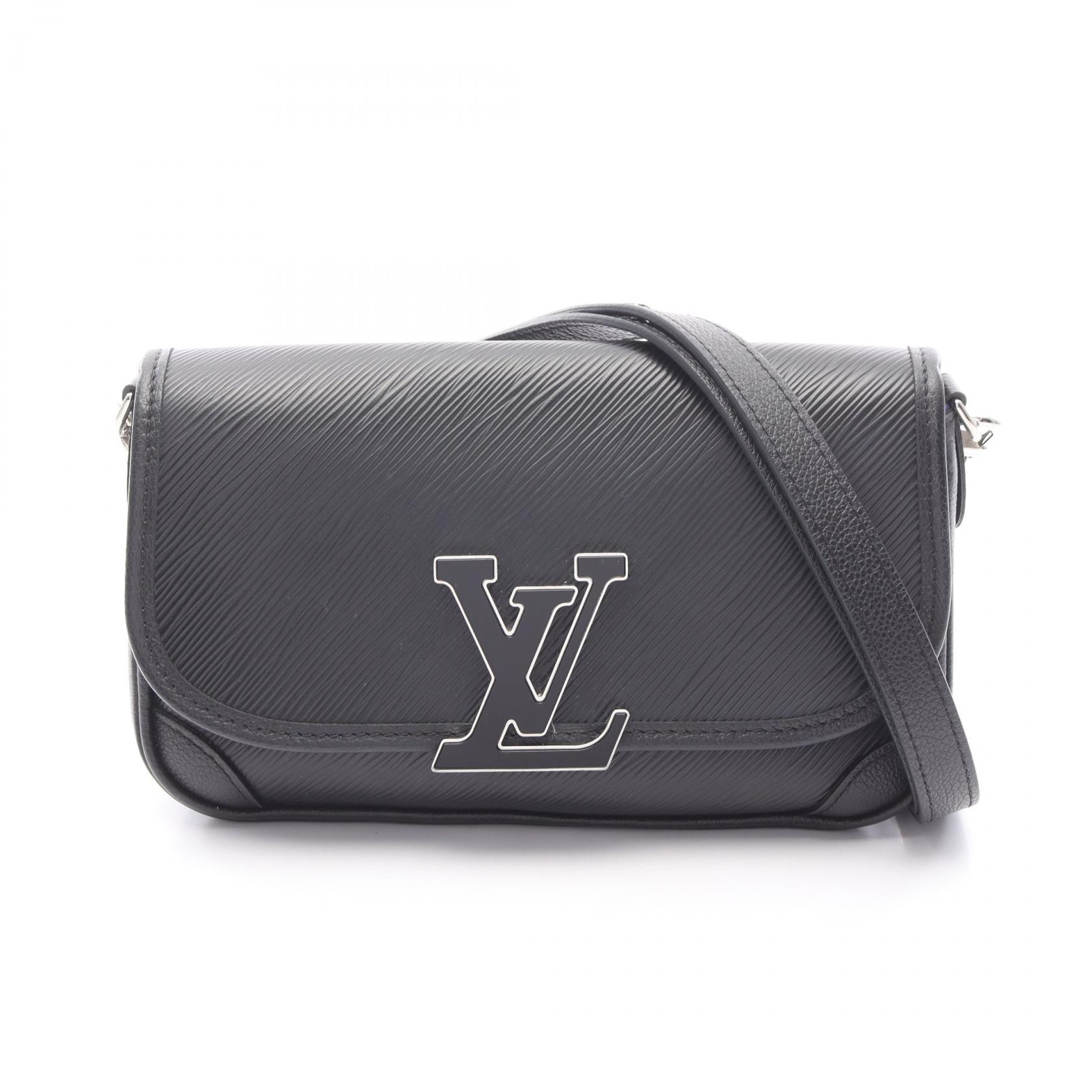 ルイ・ヴィトン LOUIS VUITTON ビュシNM ショルダーバッグ バッグ レザー エピ ノワール レディース ブラック系 M59386 【中古】